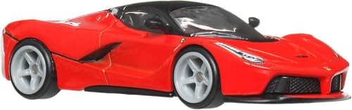 Image of Hot Wheels Euro Speed Laferrari Premium Die-Cast Car, 1:64 Scale, Limited Release, Metal Body for 3 Years & Above (Red)