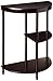 Frenchi Furniture Cherry 3-Tier Crescent ,Half Moon ,Hall / Console Table/End Table