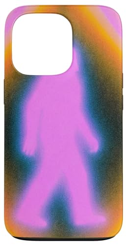 Retro Bigfoot Aura Psychedelic Rainbow Squatch Cryptozoology �X�}�z�P�[�X iPhone 13 Pro �p