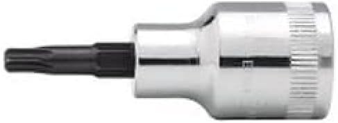 Bahco 7809TORX-T40-120 BH7809TORX-T40-120 Long Square Drive Socket Driver, Silver, 1/2-Inch