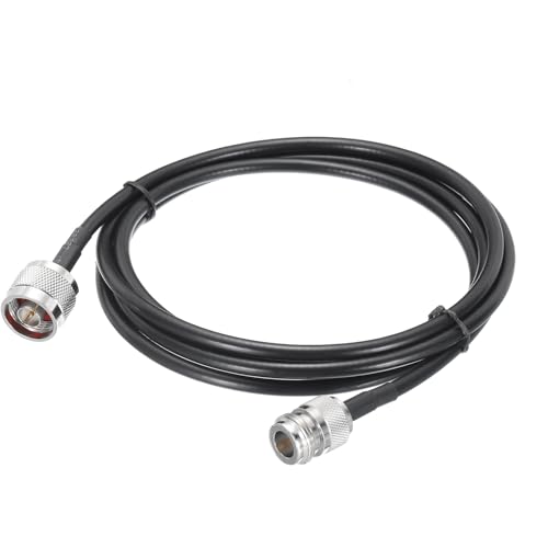 Câble coaxial 240 Type N mâle à femelle faible perte de 5.9 pieds noir pour antenne