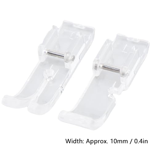 Pies prensatelas transparentes para máquina de coser miniatura 7