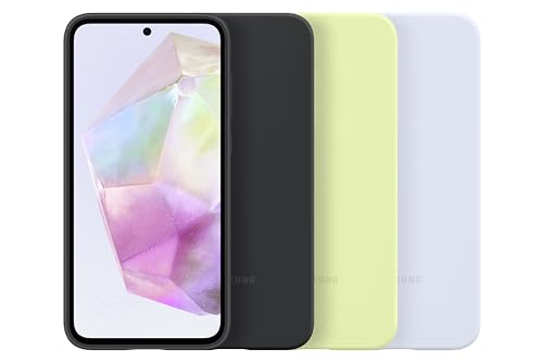Samsung Silicone Smartphone Case EF-PA356 für das Galaxy A35 5G, Handyhülle, Silikon, Schlankes Design, Light Blue – Ansicht 6