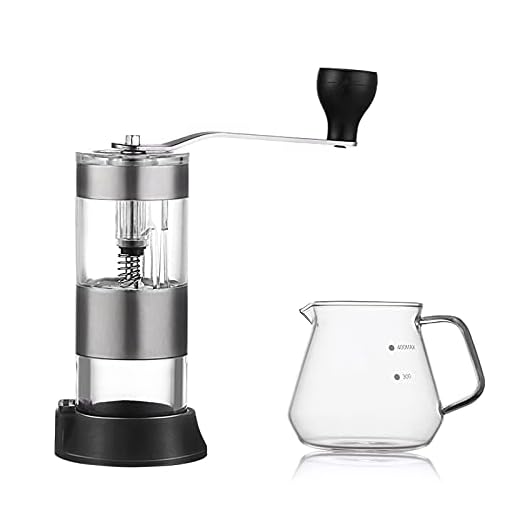 Fruktskål Manuell Kaffeböna Grinder Rostfritt Stål Hushåll Små Hand-Cranked Fresh Bean Grinder Compact Grinder Portable Mini Frukt korg (Color : B)