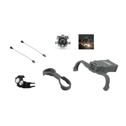 Mini 5 Drone Gimbal-follow luz de vuelo nocturno actualización doble lámpara 1000LM