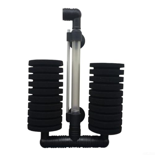 Filtre à air bio-éponge pour aquarium pour maintenir l'eau propre dans les petites et moyennes configurations (XY-2822-Double tête)