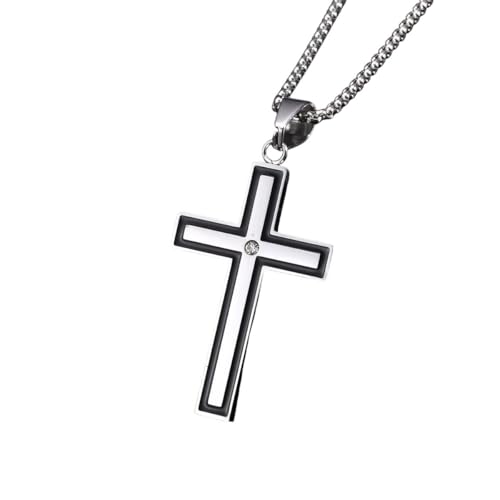 Collier croix acier inoxydable anti-ternissement, finis les bijoux qui verdissent la peau