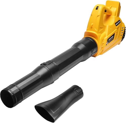 Powarobor Akku-Laubbläser für DEWALT Akku 18V XR MAX 6-stufig Einrastfunktion Schultergurt ohne Akku ideal für Garten und Hof Herbstlaub Schnee und Garagenreinigun