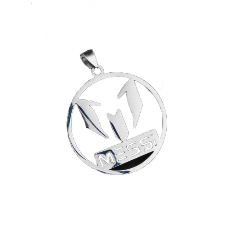 Image of SALTY ALPHA Anti Tarnish Stainless Steel Messi Locket Neck Chain for Men | Stylish Pendant Necklace | Jewellery Accessories for Boys | Minimal Jewelry | Gifts for Boyfriend & Husband | Marriage, Birthday | Gift for Valentine Day