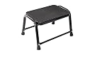 Leekpai Improved Heavy Duty Step Stool for Adults & Seniors - Rugged Metal Design, 2 Support Rods Holds 350 lbs, 15x10 No Slip Platform, 10.5" High, Anti-Skid Legs, Easy Photo Assembly Instructions…