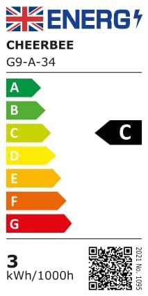 CHEERBEE G9 LED Bulbs Warm White 2700K 3W (6 Pack), 40W Halogen ...