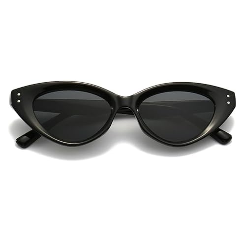 willochra Small Cat Eye Sunglasses Women Designer Rivet Narrow Triangle Sun Glasses Female Shades Streetwear Eyewear F27