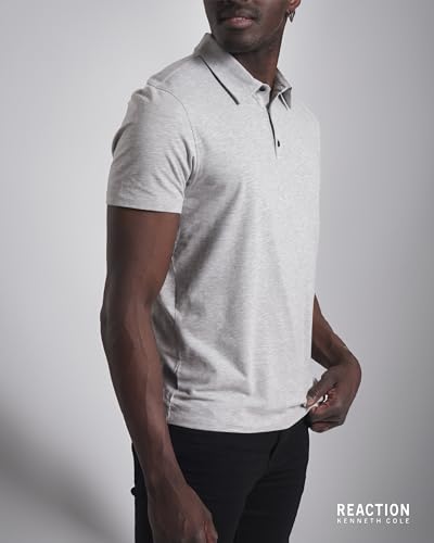 Kenneth Cole REACTION Dress Polo Shirts for Men 3 Pack - Polo Shirts for Men Short Sleeve - UPF 50+ Golf Polos4