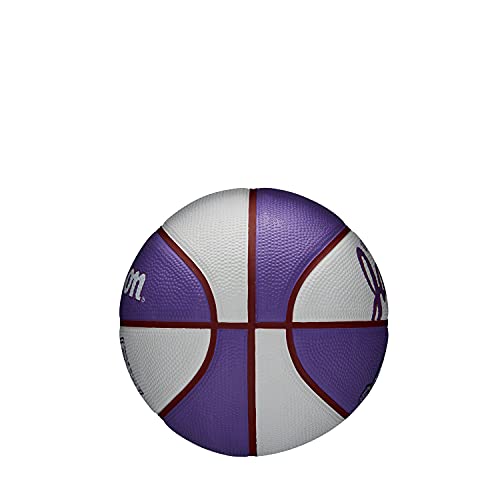 Wilson Mini-Basketball Team Retro, Utah Jazz, Outdoor, Gummi, Größe: Mini – Ansicht 4