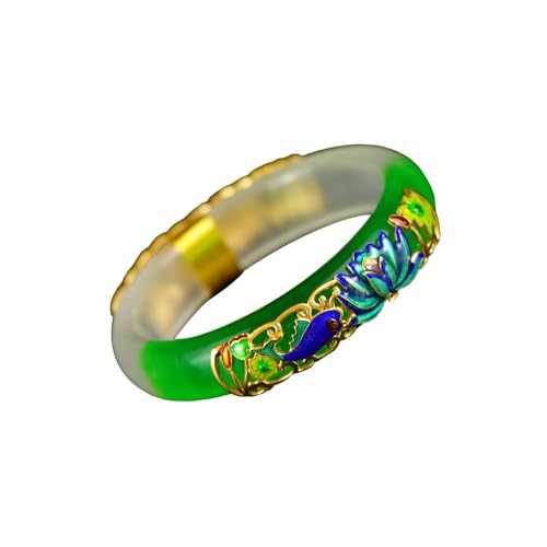 Bracelet jade vert et or pour femme : bijou traditionnel de luxe