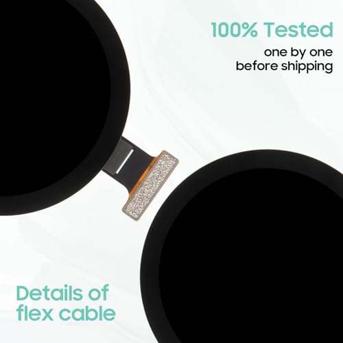 Image of for Samsung Galaxy Watch 4 44mm SM-R870 LCD Screen Replacement - 1.4 inch Original AMOLED Watch4 LCD Display Assembly with Tweezer (Not for 40mm / Watch 4 Classic)