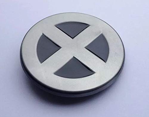 Cinto Couro Legítimo Com Fivela X Men Cosplay Heróis Marvel (cintura 95 cm, preto)