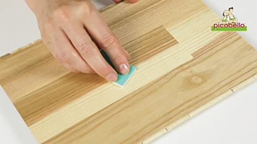 Picobello Holz Reparatur Set, Premium - Parkett Laminat Möbel Treppen für lackierte Oberflächen, G61403