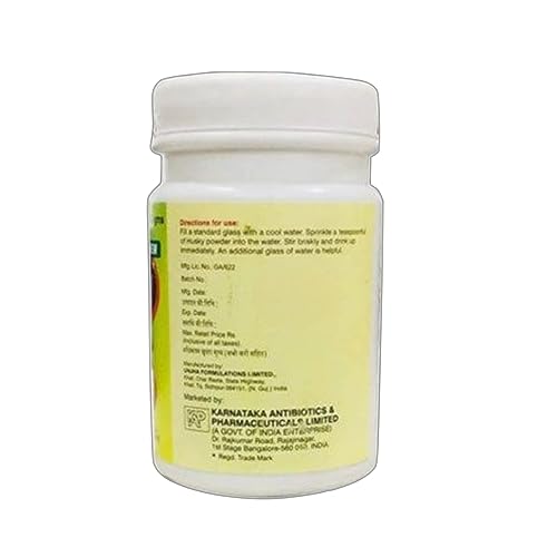 Image of HUSKY 100% Natural Isabgol - Psyllium Husk Powder - 100gm| 2 Pack | Orange Flavour | Effectively Relieves Constipation | Fibre Supplement For Digestion