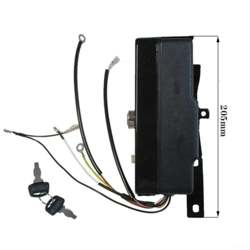 Caja de control para motor 173F y 177F interruptor con arranque eléctrico de 24x15x6 cm 5