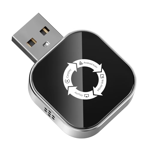 LOKIPILEY 4-in-1 Wireless CarPlay Adapter for Apple CarPlay