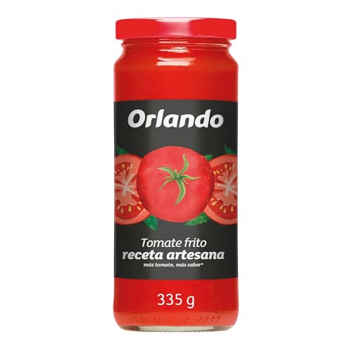 Orlando Tomate Frito Receta Artesana Frasco, Sin Gluten Ni Conservantes, 335g