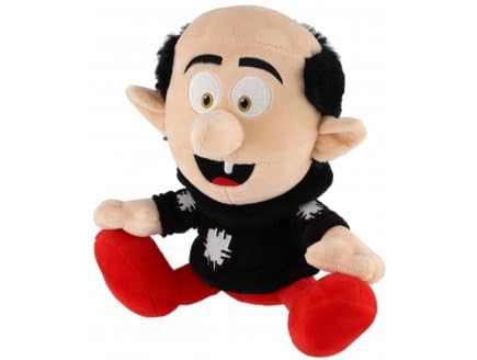 cavernedesjouets Peluche gargamel 33 cm - Set Doudou Enfant Collection schtroumpf avec 1 Carte Tigre