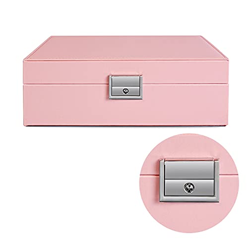 Grand étui de rangement en cuir de qualité supérieure avec deux couches