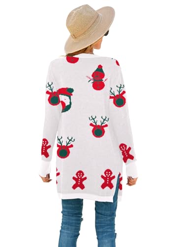 Image of TASAMO Cardigan Sweaters for Women Long Sleeve Open Front Casual Knit Fall Coat Oversized Soft Outwear with Pockets