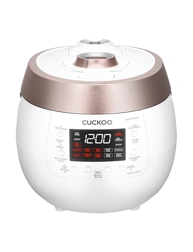 Cuckoo CRP-RT0609FW 6 cup Twin Pressure Plate Rice Cooker & ...