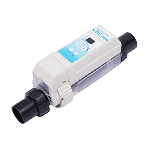Generador de clorinador de sal para piscina de agua salada para desinfectante piscina con electrolisis salina sistema de agua salada transparente hasta 8 G/H 50 m³