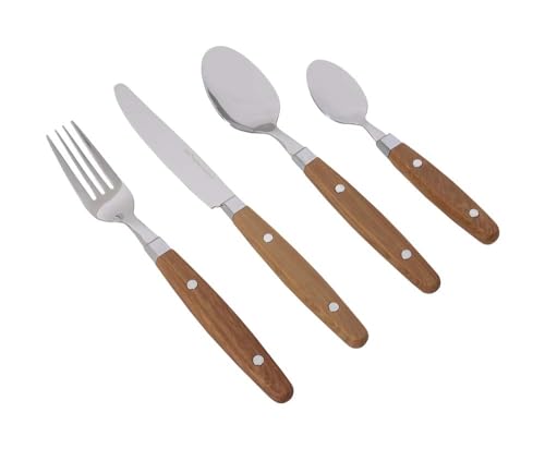Besteckset WOOD NATURE LINE 16-tlg. (980948599)
