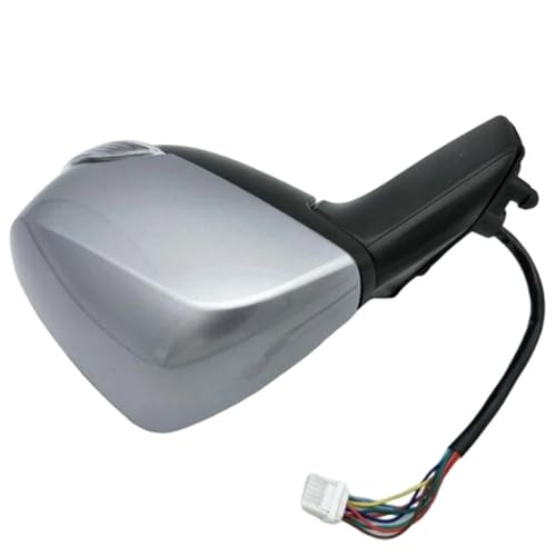 車用バックミラー アウトサイドミラー アセンブリ シグナルランプ付き ヒーター付き 自動折りたたみ式 9ワイヤー サイド スバル フォレスター 2013 2014 2015-2017 対応(Red Left C)