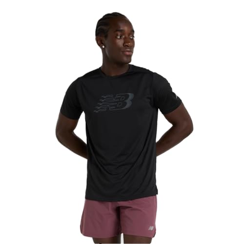 T-Shirt New Balance Sport Essentials Noir L idéal pour vos Sessions de Running Urbain