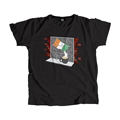 T-shirt Côte d'Ivoire Coffee Rain haut unisexe coton streetwear