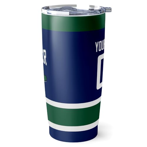 Image of ANTKING Vancouver Tumbler 20oz Custom Name Number Travel Mug Gifts | Stainless Steel Insulated Coffee Cup for Men Women