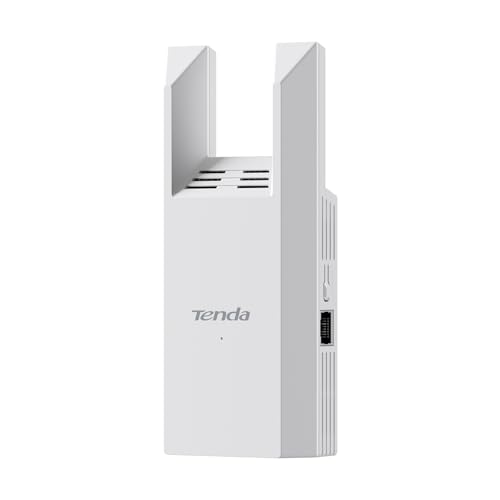 Tenda Ripetitore WiFi AC1200, Amplificatore Dual Band con Porta Ethernet, WiFi Extender e Access Point, Compatibile con Tutti i Router, Indicatore LED, WPS, Controllo da App(A18)