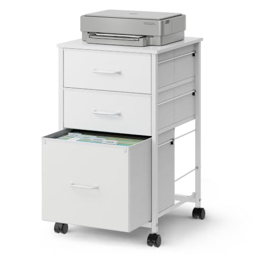 DEVAISE rolling file cabinet with 3 drawers