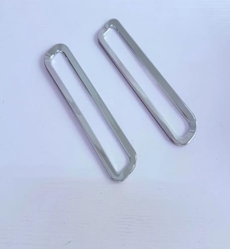 guanchao Car rear fog lights Decorative frame Silver For Fronx 2024-2025