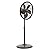 NewAir Outdoor Patio Misting Fan | 2-in-1 Outdoor Deck & Mister Fan | 5 Gentle Mist Nozzles | Outside Cooling Fan With 600 Square Foot Effective Range | Steel Construction