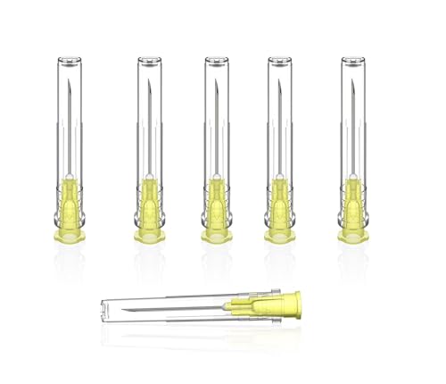 30 Gauge 1 Inch Needle: 100 Pcs Luer Lock Needles - Individually Sealed Packages (30G)