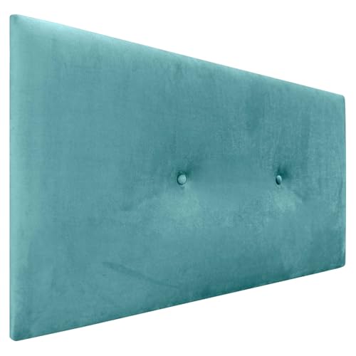 DHOME Cabecero de Terciopelo Liso con Botones
