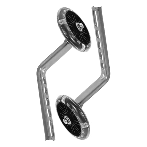 Ruedas de Entrenamiento para Bicicleta con LED Parpadeante, Repuesto Auxiliar Negro, Soporte de Equilibrio para Principiantes, Accesorios para Ciclismo miniatura 1
