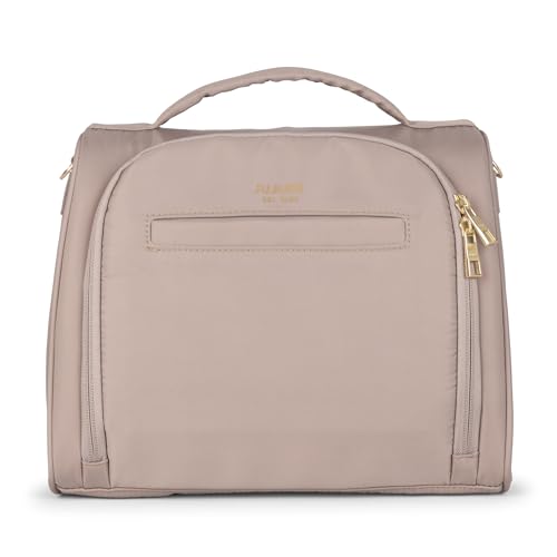 Image of JuJuBe New Insulated Bottle Bag, Breastmilk Storage Bag for Baby Bottles, Insulated Waterproof Lunch Bag or Cooler Bag for Nursing, Milk, Food, Baby Formula, Snacks, Daycare, Taupe, Mother's Day Gift