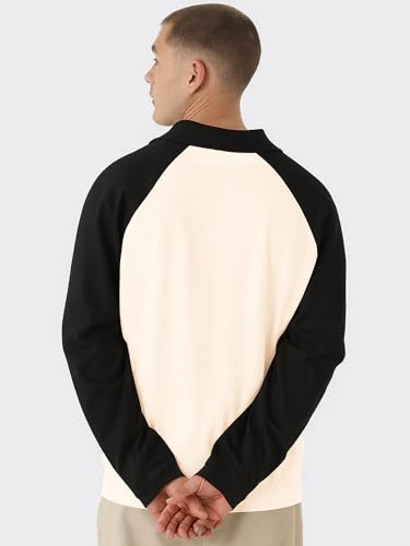 Image of Jump Cuts || Mens || Colorblock || Polo Neck || Raglan Full Sleeve || LoopKnit || Sweatshirt