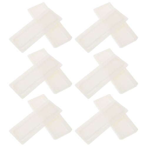 NOLITOY 6 Stück Selbstklebende Steckdosenleistenhalterung Lochfreier Wandhalter für Wiederverwendbar Geeignet für Glatte Oberflächen Wie Fliesen Kunststoff Router und Adapter