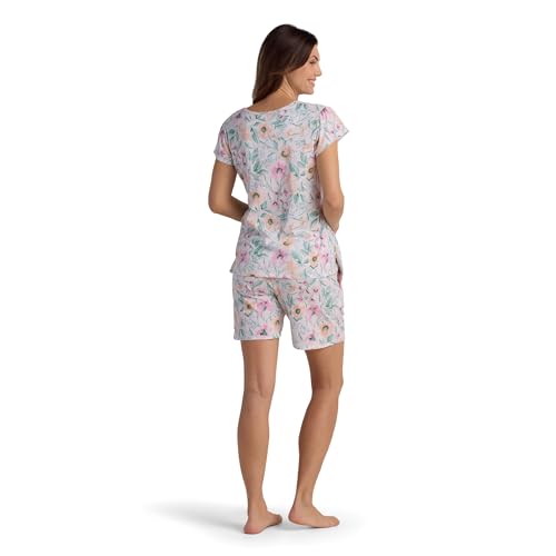 Miss Elaine 100% Cotton Knit Pajamas, Women's Floral Pajama Set2