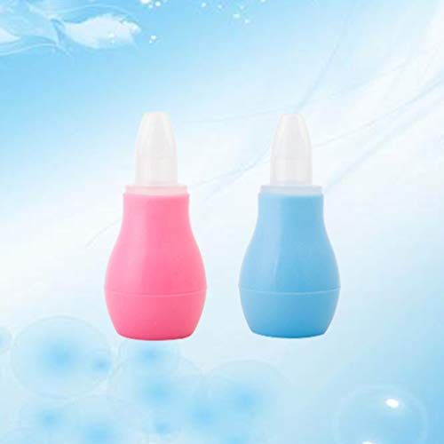 Milisten 2 Pcs Aspirador Nasal Do Bebê Limpador de Nariz Infantil Criança Orelha Seringa Bulbo Remov