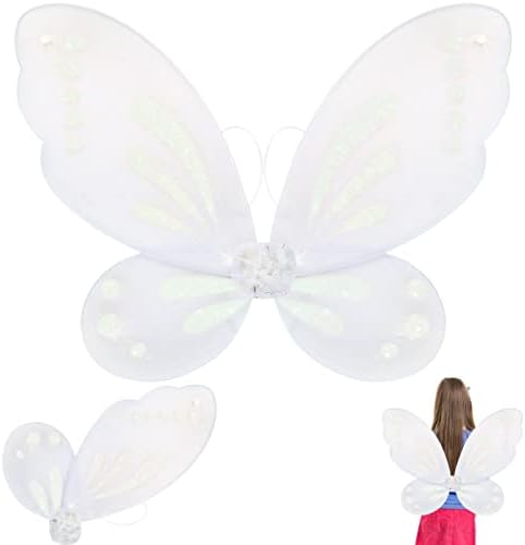 Feenflügel Mit LED Licht - Leuchtende Schmetterlingsflügel Für Kinder & Erwachsene