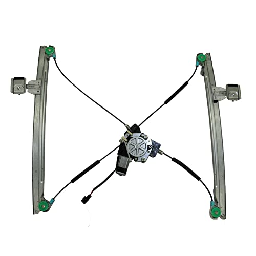 Image of TRQ Front Right Power Window Regulator & Motor Assembly Power Passenger Side Compatible with 2004-2007 Chrysler Town & Country Dodge Caravan Grand Caravan CH1351129